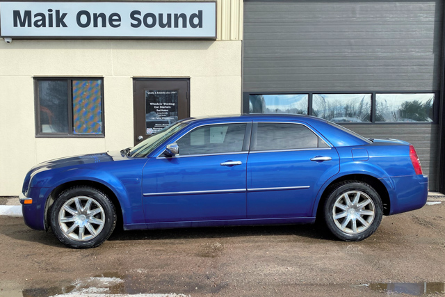 2010 Chrysler 300 with professional window tint in North Bay